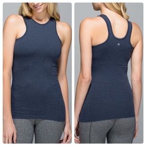 Lululemon Seamlessly Covered Tank Blue Size 4